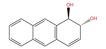 trans-Anthracene-1,2-diol 1,2-dihydro